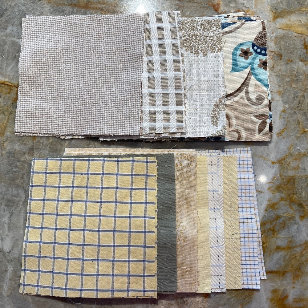 5" Inch Quilt Squares 40 Count Cotton Repurposed